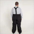 Black snow pants with suspenders from Snow Country Outerwear for big and tall men