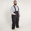 big and tall snow bibs on big and tall man