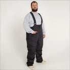 big and tall snow bibs on big and tall man