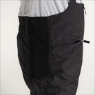 Black snow bib overalls for men from Snow Country Outerwear, insulated ski suspender pants