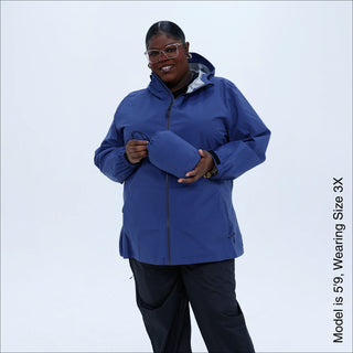 Women's Plus Size Rain Jacket - The Camden - 1X-6X