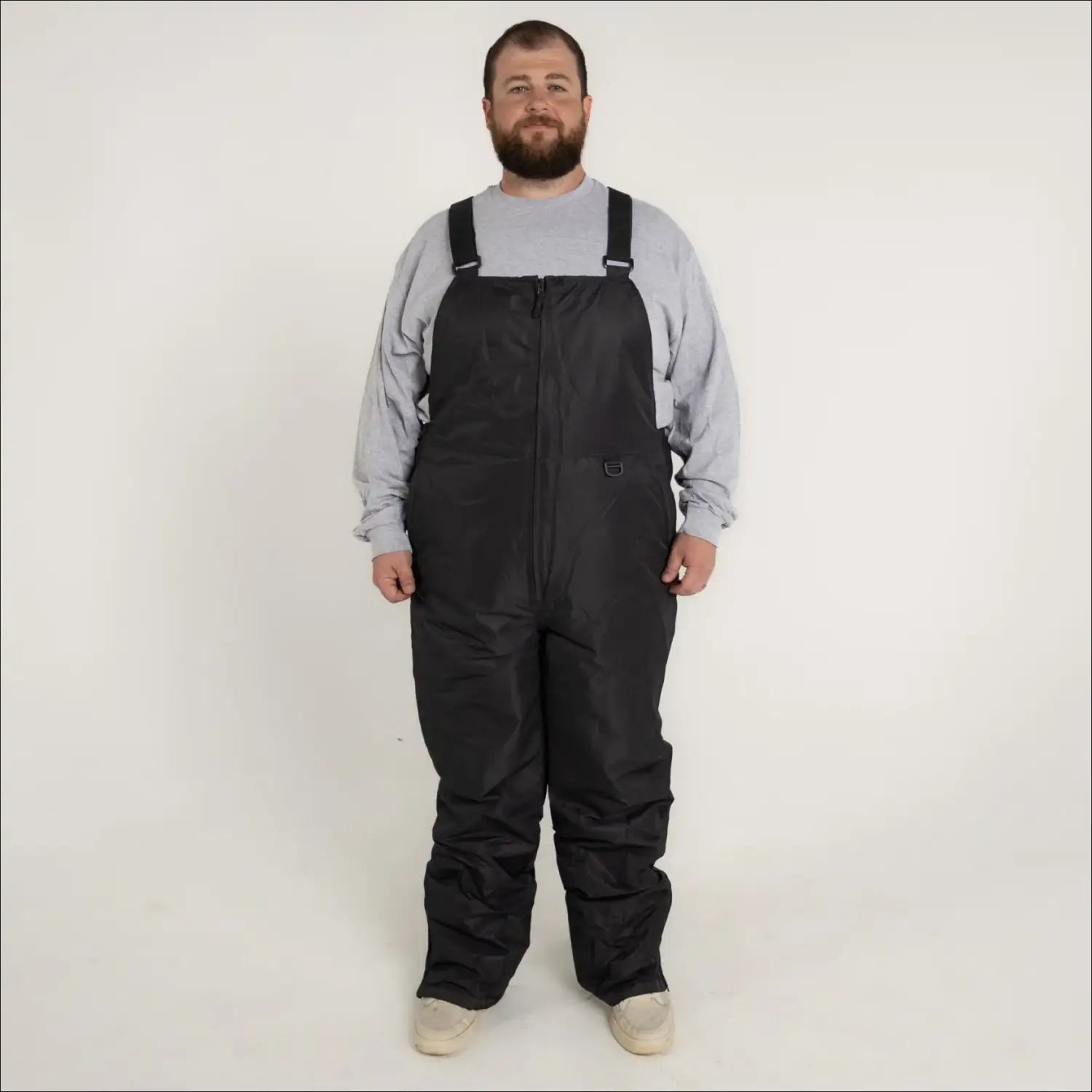 Black insulated bib overalls for skiing from Snow Country Outerwear in 2XL-7XL sizes