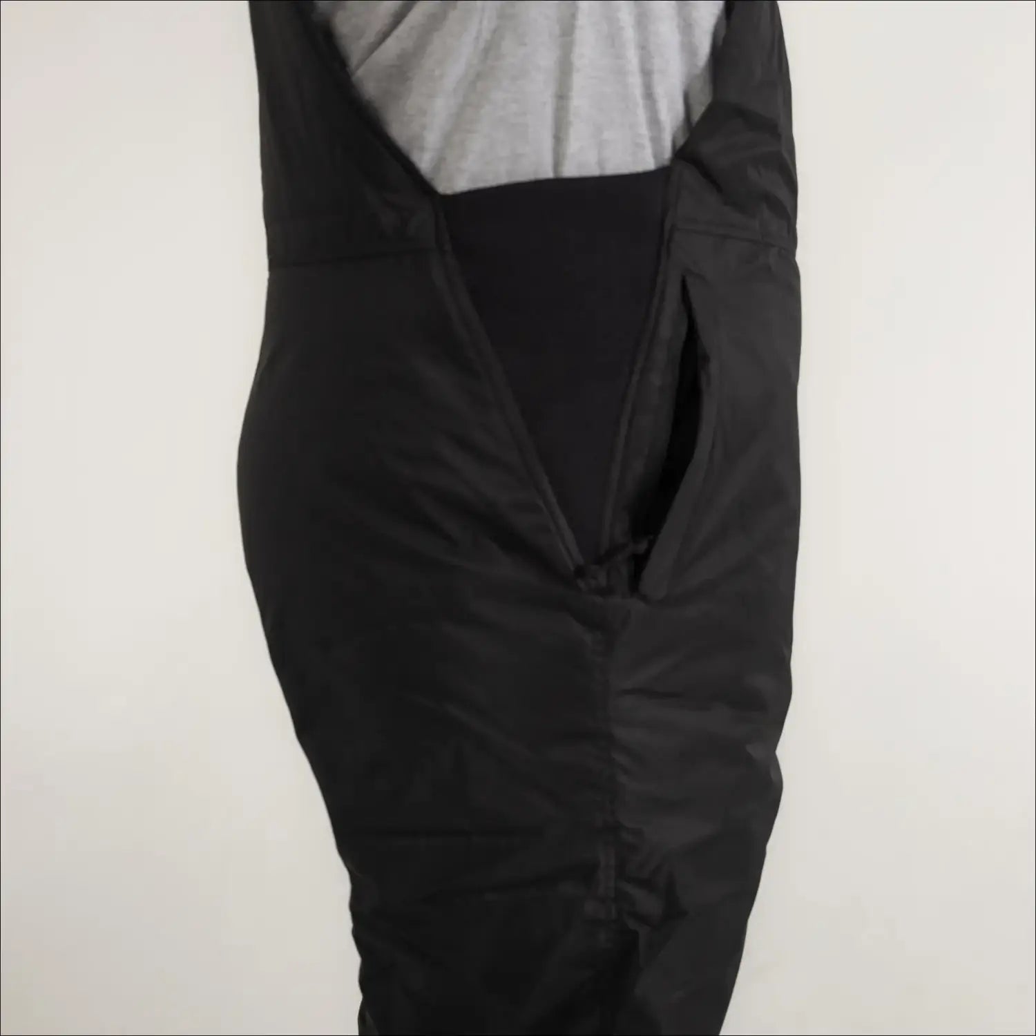 Black wearable sleeping bag from Snow Country Outerwear for men in big and tall sizes
