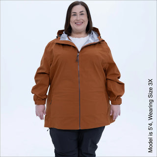 Women's Plus Size Rain Jacket - The Camden - 1X-6X