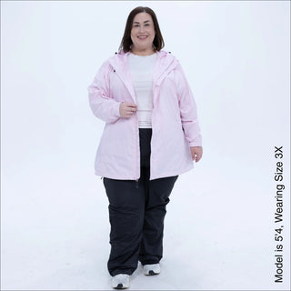 Women's Plus Size Rain Jacket – The POD - Packable, Lightweight, Waterproof, Sizes 1X–6X