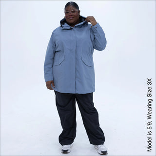 Women's Plus Size Rain Jacket & Trench Coat - The Berwick - Spring & Fall 1X-6X