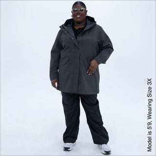 Women's Plus Size Rain Jacket & Trench Coat - The Berwick - Spring & Fall 1X-6X