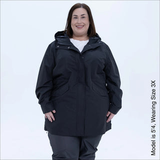 Women's Plus Size Rain Jacket & Trench Coat - The Berwick - Spring & Fall 1X-6X