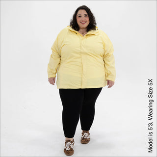 Women's Plus Size Rain Jacket – The POD - Packable, Lightweight, Waterproof, Sizes 1X–6X