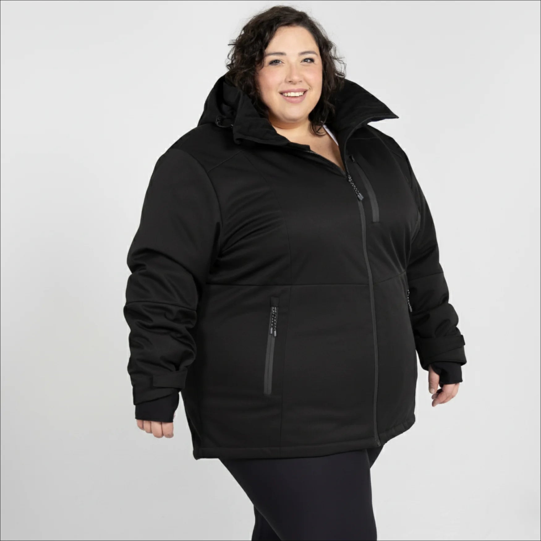 Snow Country Outerwear Women's Plus Size 1X-6X Heavy Insulated Winter Softshell Coat Siberian
