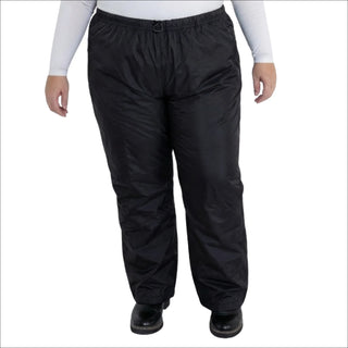 Plus Size Women's Packable Rain pants 2X-6X Regular, Tall and Short Length