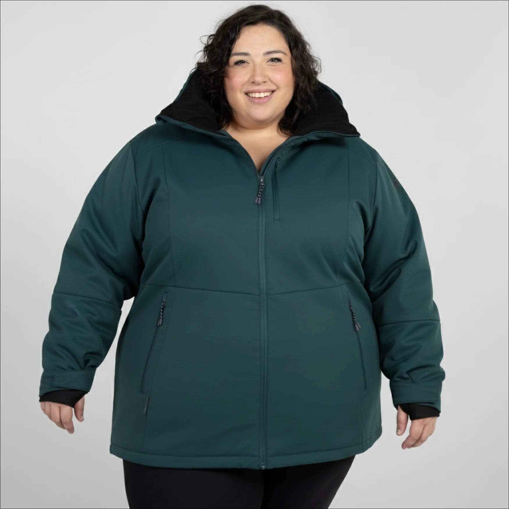 Snow Country Outerwear Women's Plus Size 1X-6X Heavy Insulated Winter Softshell Coat Siberian