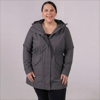 Women's Plus Size Rain Jacket & Trench Coat - The Berwick - Spring & Fall 1X-6X