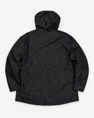 Black Swiss Systems women's plus size 3 in 1 winter jacket, flat lay, shell back