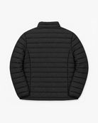 Black Telluride quilted jacket from Snow Country Outerwear Mens Big and Tall, flat lay back, 2XL to 7XL