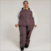 Snow Country Outerwear Women’s Plus Size 1X-6X Ski Snow Bibs Overland Higher Front Reg Short Tall