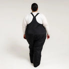 Black snow bib overalls from Snow Country Outerwear Women’s Plus Size Vertex Winter Ski Bibs