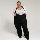 Black Snow Bib Overalls from Snow Country Outerwear Women’s Plus Size Vertex collection