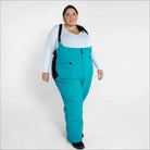 Teal Snow Bib Overalls from Snow Country Outerwear Women’s Plus Size 1X-6X Vertex Winter Ski Bibs