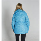 Light blue quilted winter ski coat for women from Snow Country Outerwear sale