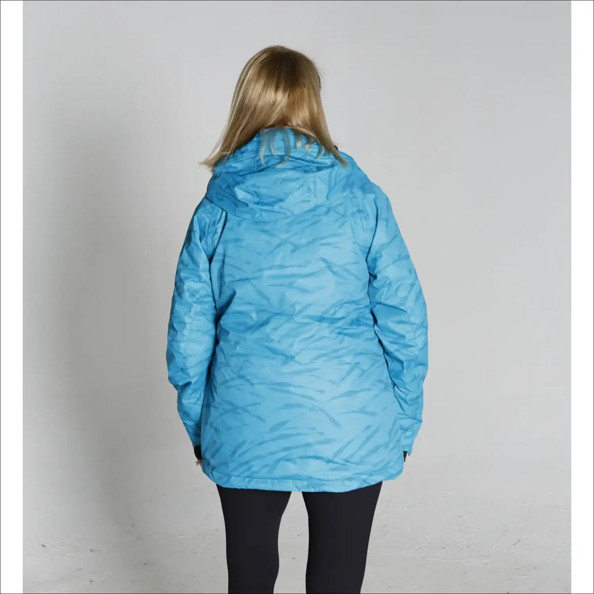 Light blue quilted winter ski coat for women from Snow Country Outerwear sale