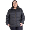 Black puffer jacket from Snow Country Outerwear Women’s Plus Size Lexington Winter Coat