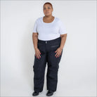 Black snow pants for Women’s Plus Size Trax Winter Ski Insulated Snow Outerwear