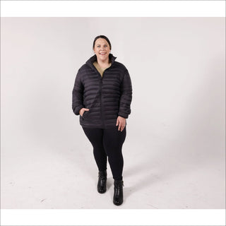 Sportcaster Women’s Plus Size Packable Down Jacket 1X CLEARANCE