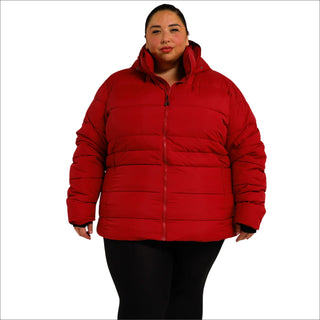 plus size winter coat 1X / Luna Wine