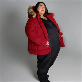 plus size winter coat