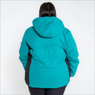 Teal hooded winter jacket from Snow Country Outerwear Womens Aspen Ski Jacket Coat