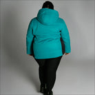 Teal hooded winter coat from Snow Country Outerwear Womens Aspen Ski Jacket Coat