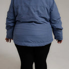 Blue padded Women’s Plus Size Insulated Snowboard Ski Coat Winter Sugarcoat Outerwear