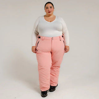 Pink snow pants from Snow Country Outerwear Women’s Plus Size Insulated Ski Pants
