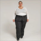 Black snow pants from Snow Country Outerwear Women’s Plus Size Insulated Ski Pants