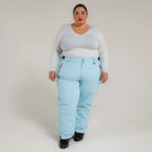 Light blue snow pants from Snow Country Outerwear Women’s Plus Size Insulated Ski Pants