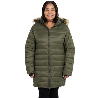 Women’s Plus Size 1X-5X Element Parka Jacket Coat Snow Country Outerwear Winter