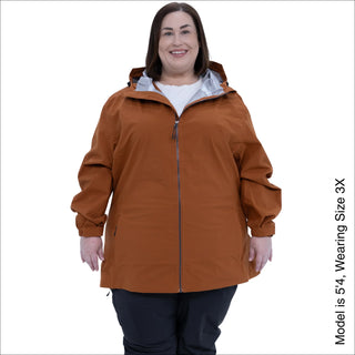 Women's Plus Size Rain Jacket - The Camden - 1X-6X