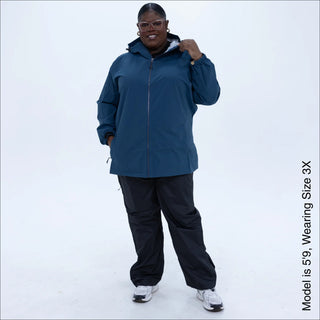 Women's Plus Size Rain Jacket - The Camden - 1X-6X