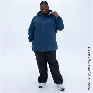 Women's Plus Size Rain Jacket - The Camden – Snow Country Outerwear