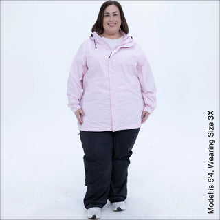 Women's Plus Size Rain Jacket – The POD - Packable, Lightweight, Waterproof, Sizes 1X–6X