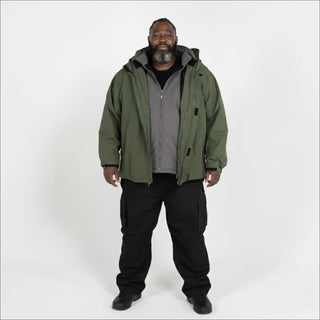 Snow Country Outerwear Men's 3in1 Winter Coat Cascade 3XL-7XL