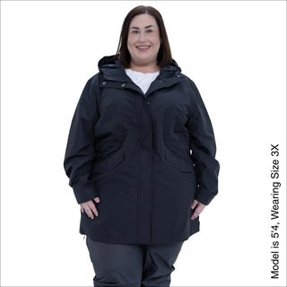 Women's Plus Size Rain Jacket & Trench Coat - The Berwick - Spring & Fall 1X-6X