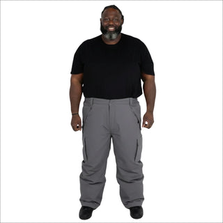 Snow Country Outerwear Men's Big 2XL-7XL Cargo Snow Ski Pants