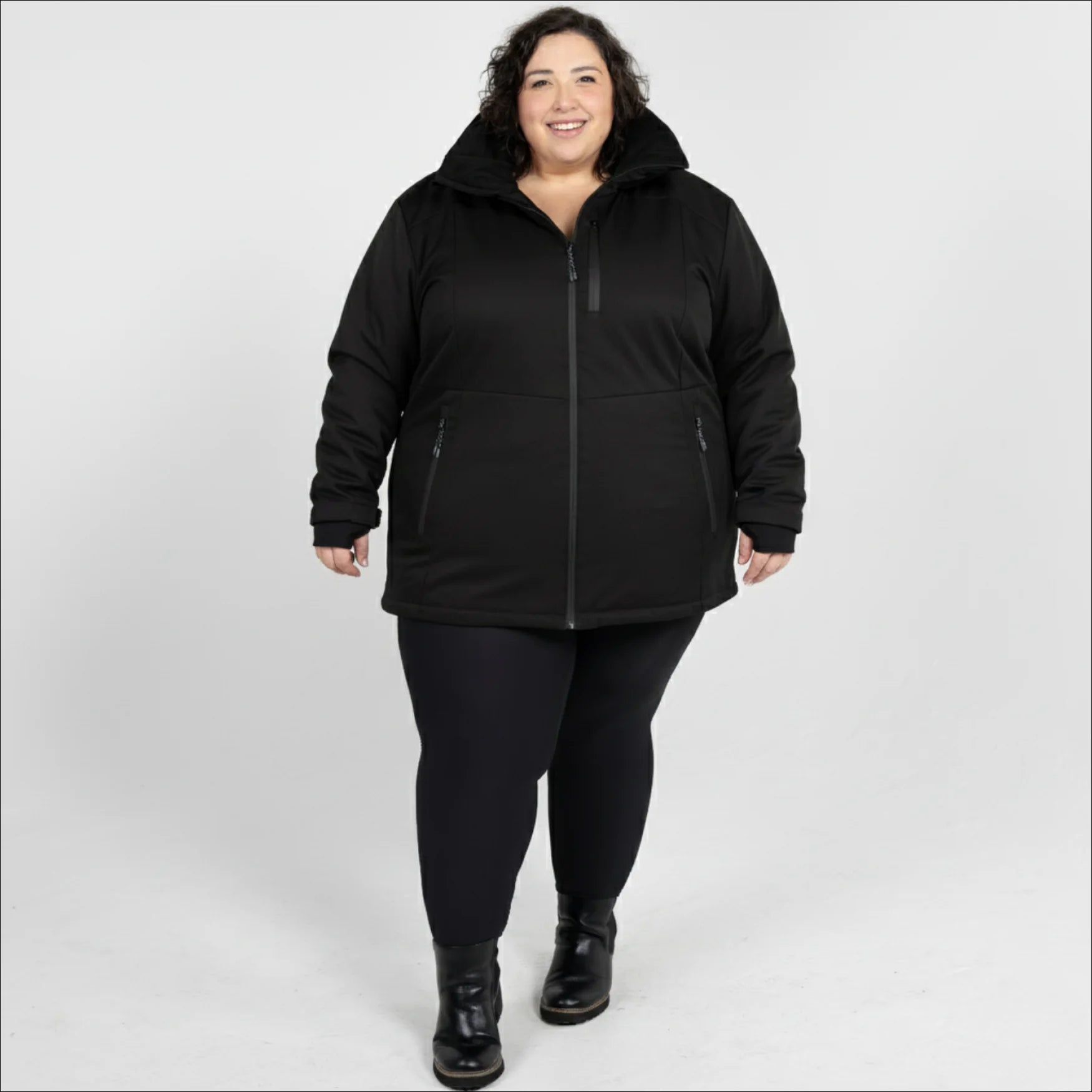 Snow Country Outerwear Women's Plus Size 1X-6X Heavy Insulated Winter Softshell Coat Siberian