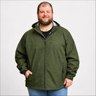 Mens Big Rain Jacket Waterproof Hooded 2XL-7XL Mystique