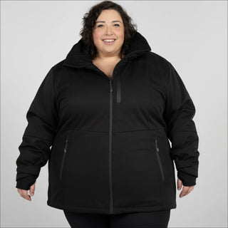 Snow Country Outerwear Women's Plus Size 1X-6X Heavy Insulated Winter Softshell Coat