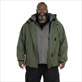 Snow Country Outerwear Men's 3in1 Winter Coat Cascade 3XL-7XL