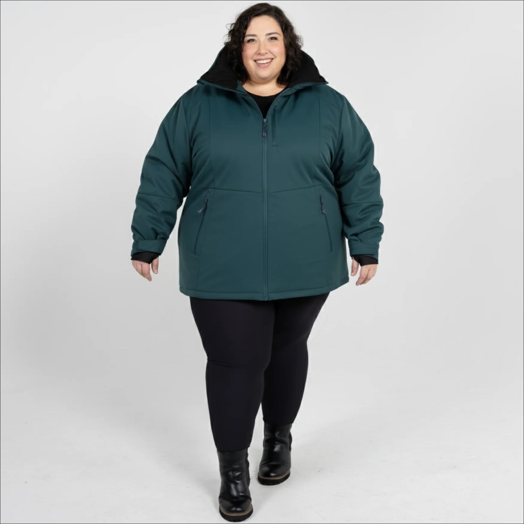 Snow Country Outerwear Women's Plus Size 1X-6X Heavy Insulated Winter Softshell Coat Siberian