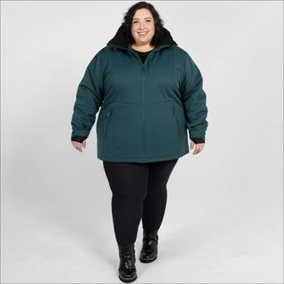 Snow Country Outerwear Women's Plus Size 1X-6X Heavy Insulated Winter Softshell Coat